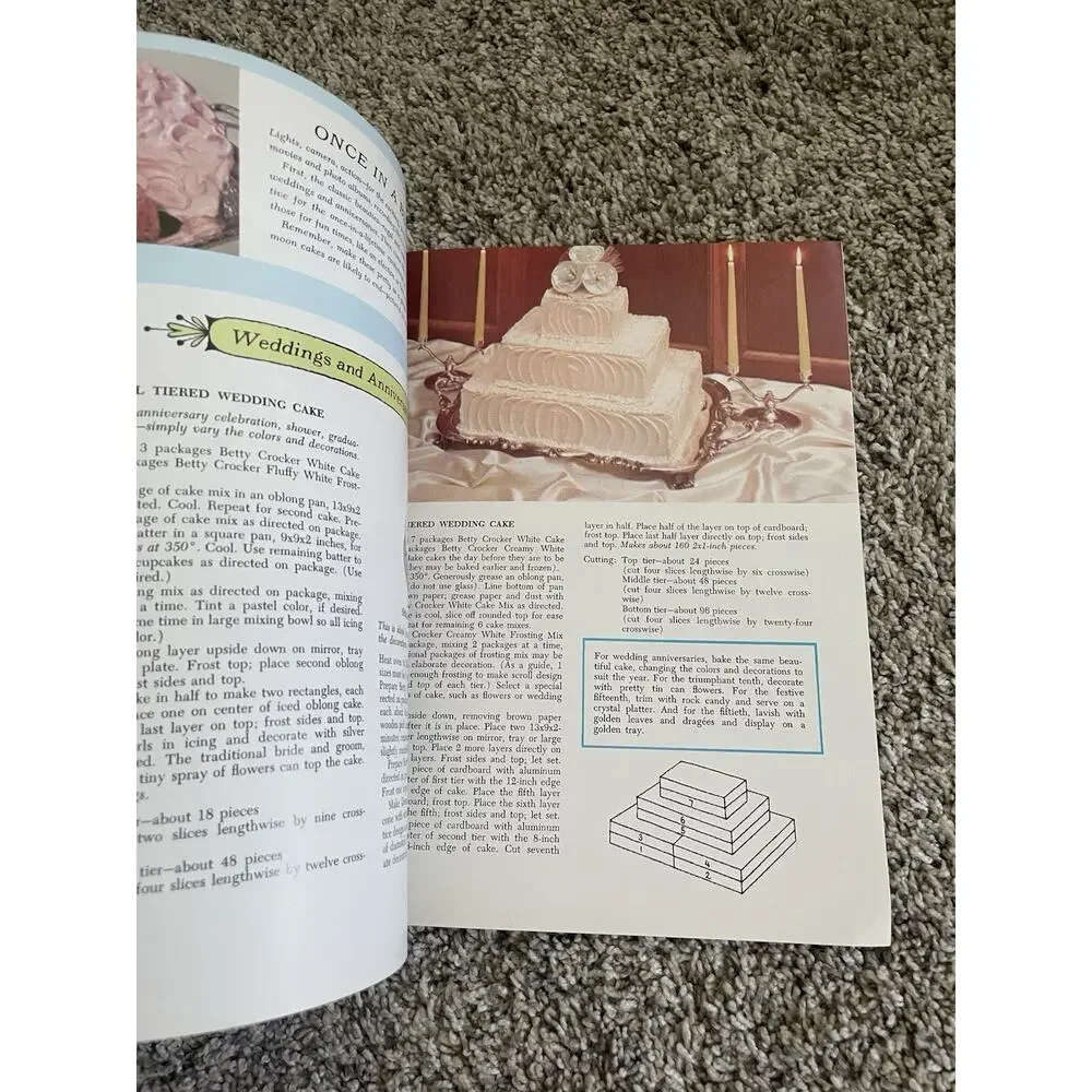 1966 Betty Crocker’s Cake and Frosting Mix Cookbook 1st Edition 2nd Printing
